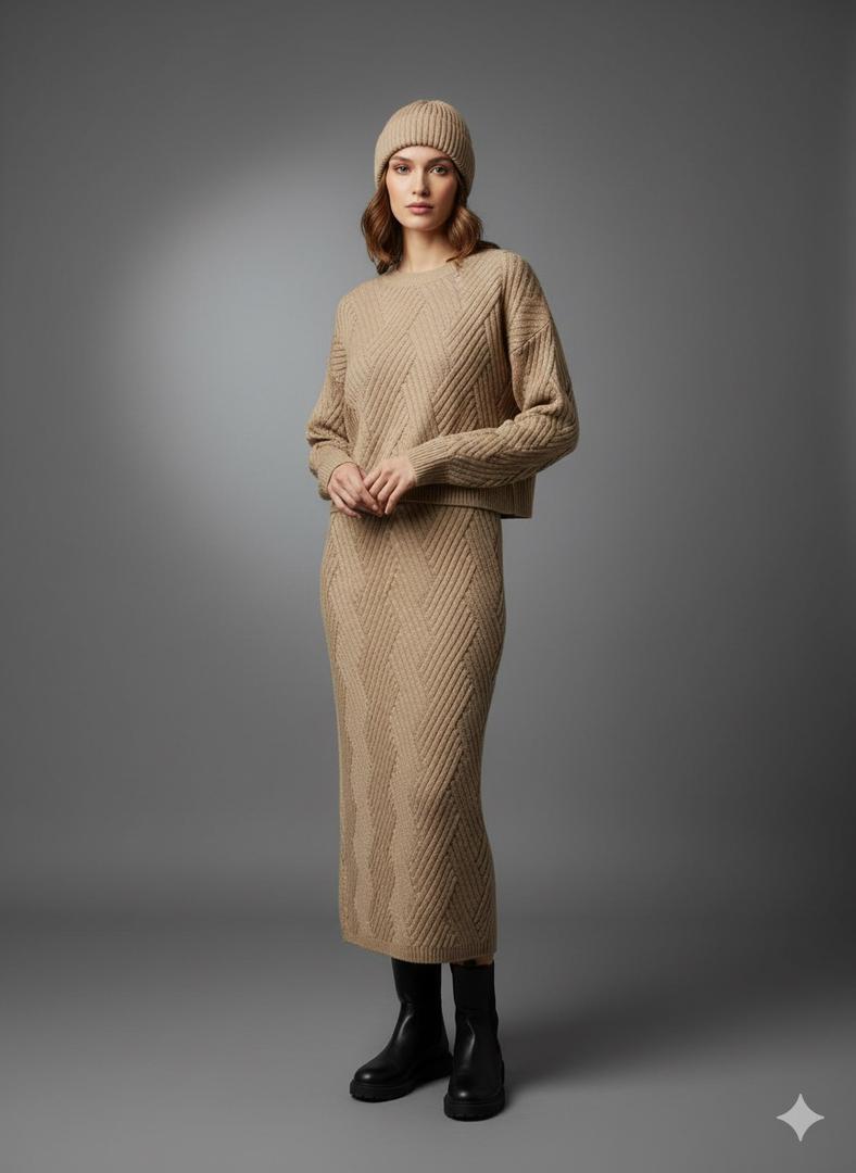 کراپ دامن طرح دار 3365